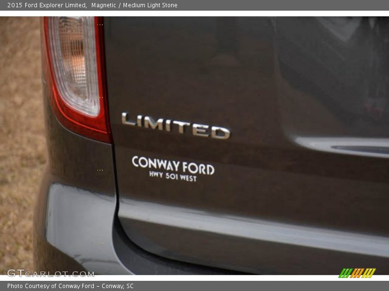 Magnetic / Medium Light Stone 2015 Ford Explorer Limited