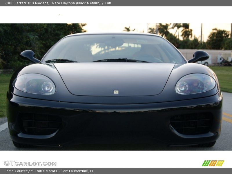 Nero Daytona (Black Metallic) / Tan 2000 Ferrari 360 Modena