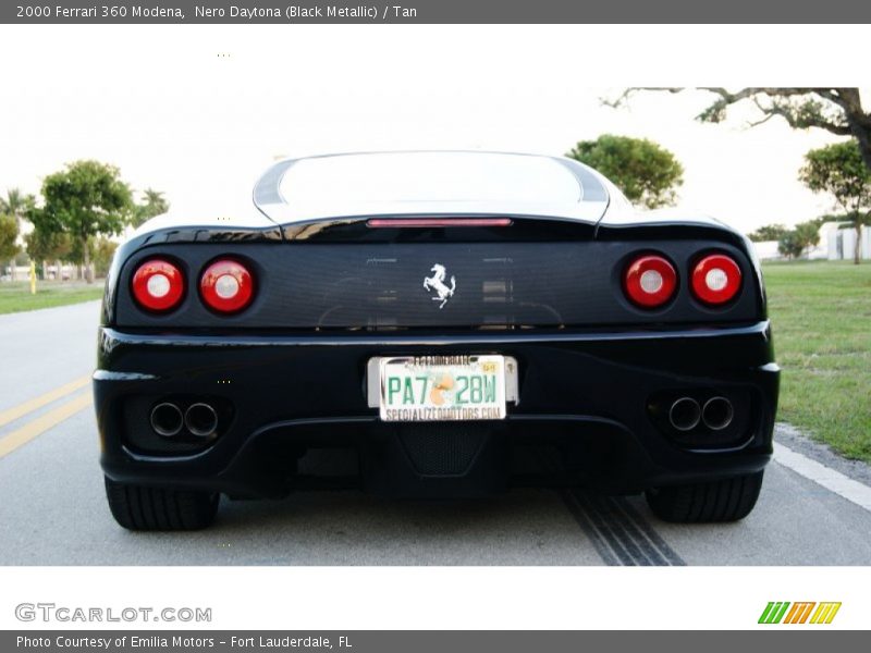 Nero Daytona (Black Metallic) / Tan 2000 Ferrari 360 Modena