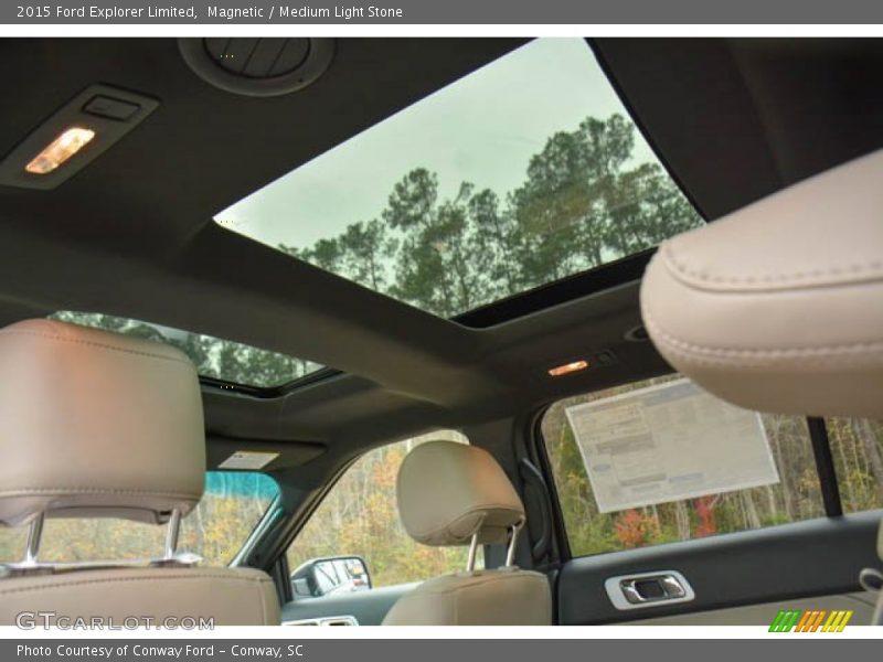 Magnetic / Medium Light Stone 2015 Ford Explorer Limited