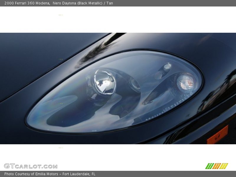 Nero Daytona (Black Metallic) / Tan 2000 Ferrari 360 Modena