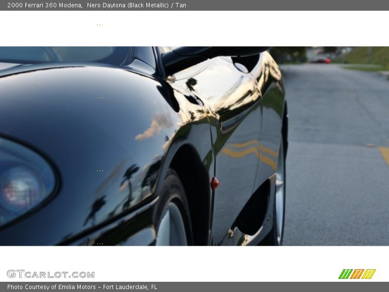 Nero Daytona (Black Metallic) / Tan 2000 Ferrari 360 Modena