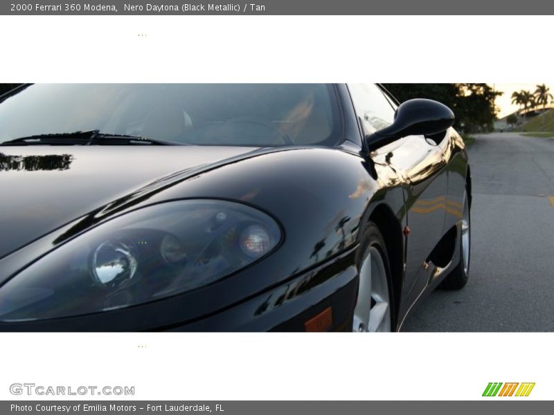 Nero Daytona (Black Metallic) / Tan 2000 Ferrari 360 Modena