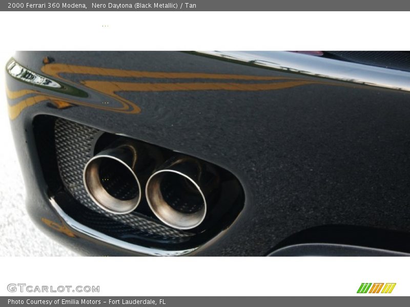 Nero Daytona (Black Metallic) / Tan 2000 Ferrari 360 Modena
