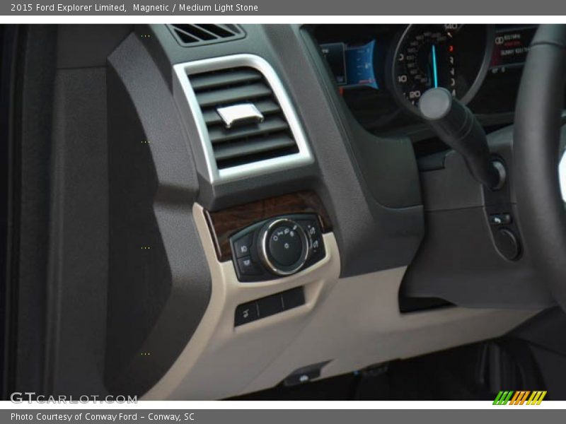 Magnetic / Medium Light Stone 2015 Ford Explorer Limited