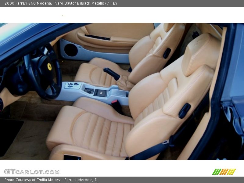 Nero Daytona (Black Metallic) / Tan 2000 Ferrari 360 Modena