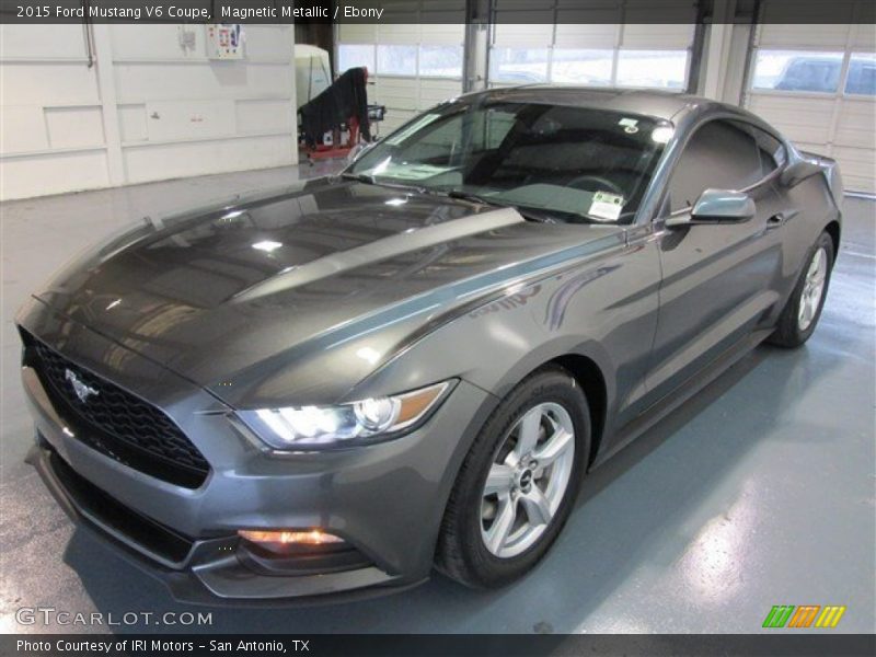 Magnetic Metallic / Ebony 2015 Ford Mustang V6 Coupe