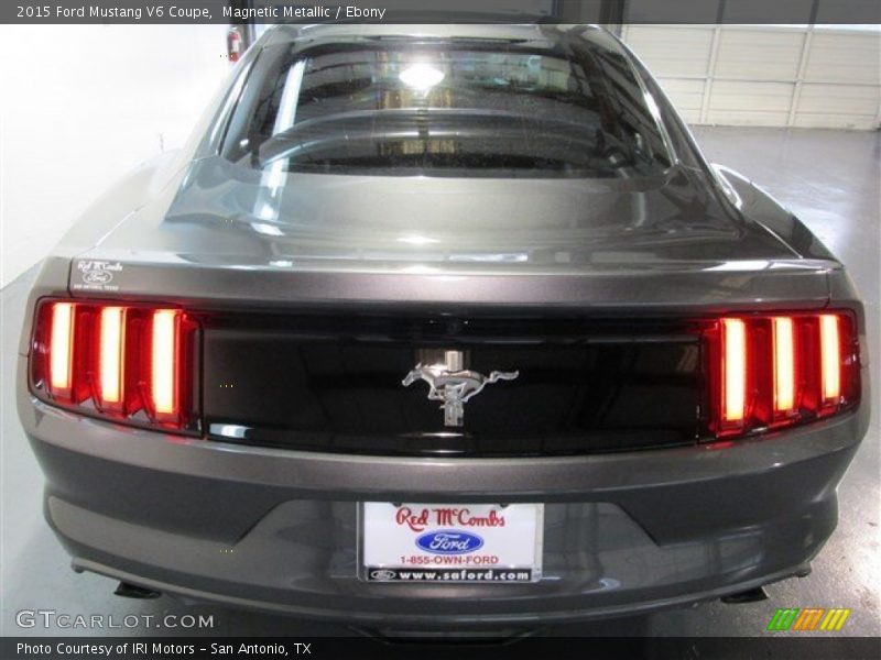 Magnetic Metallic / Ebony 2015 Ford Mustang V6 Coupe