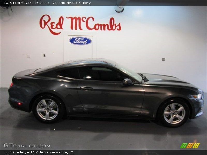 Magnetic Metallic / Ebony 2015 Ford Mustang V6 Coupe
