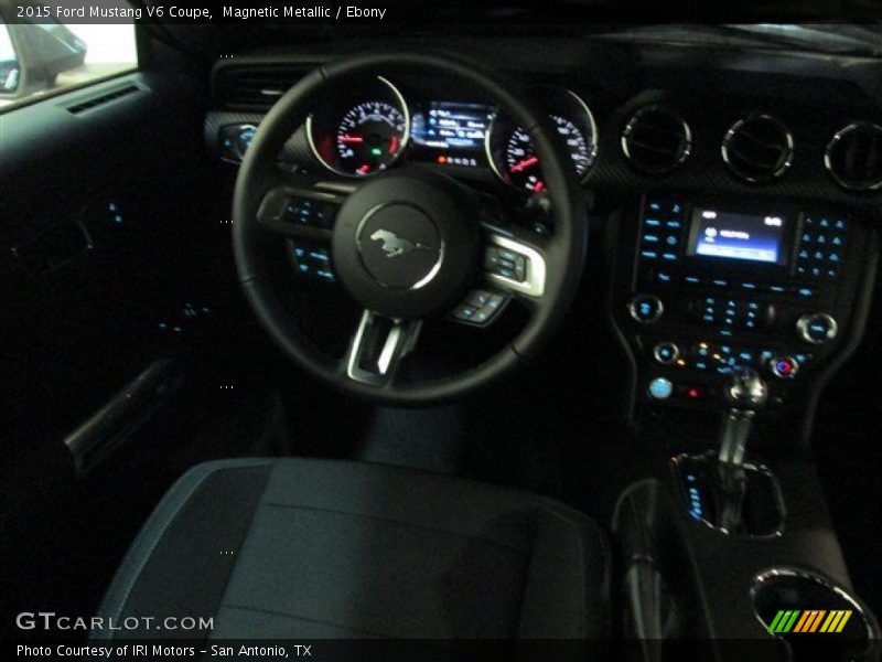 Magnetic Metallic / Ebony 2015 Ford Mustang V6 Coupe