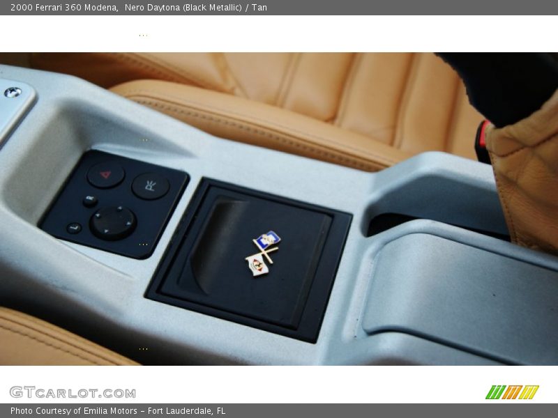 Nero Daytona (Black Metallic) / Tan 2000 Ferrari 360 Modena
