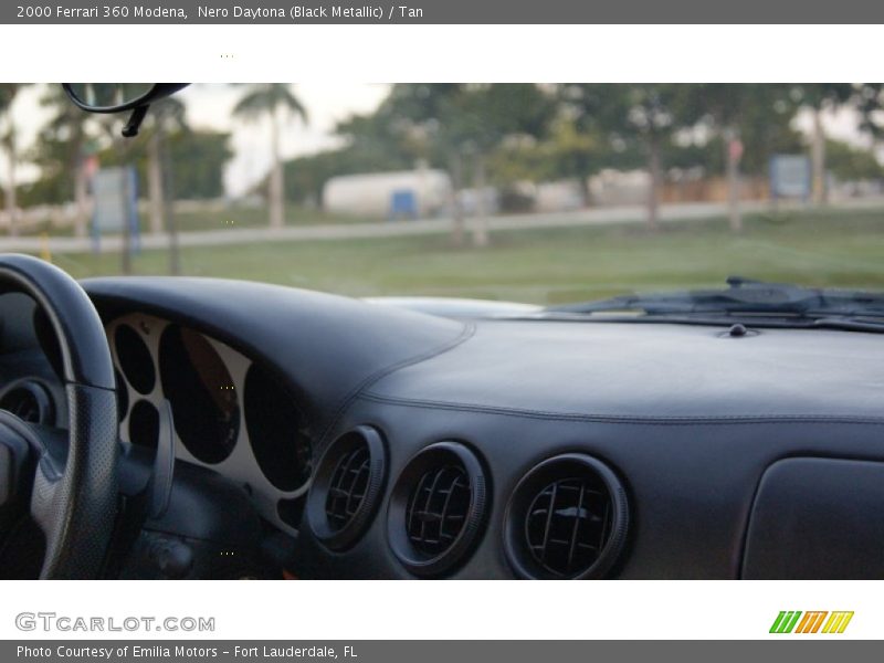 Nero Daytona (Black Metallic) / Tan 2000 Ferrari 360 Modena