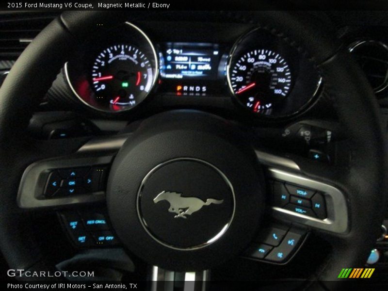 Magnetic Metallic / Ebony 2015 Ford Mustang V6 Coupe