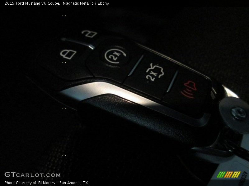 Magnetic Metallic / Ebony 2015 Ford Mustang V6 Coupe