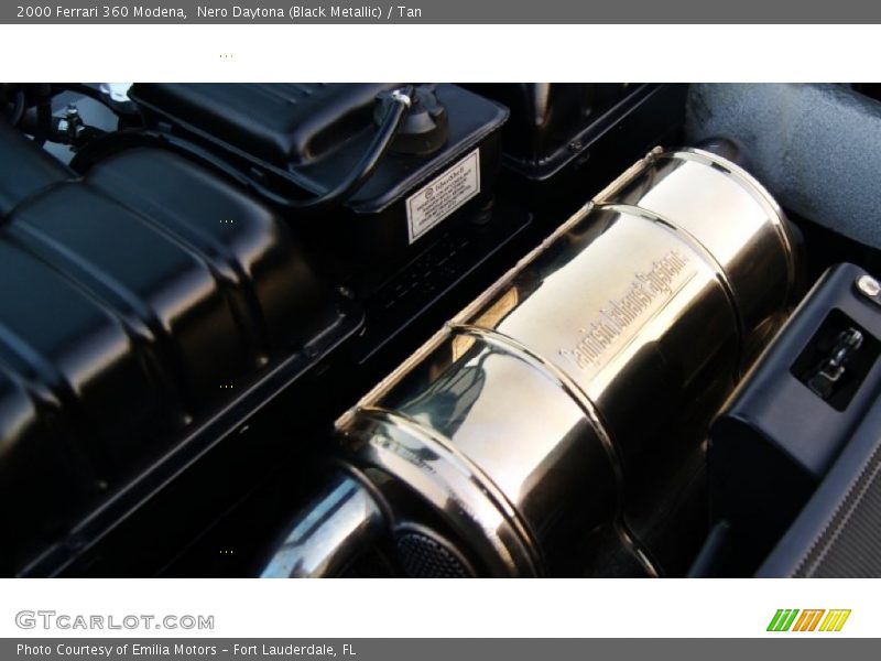 Nero Daytona (Black Metallic) / Tan 2000 Ferrari 360 Modena
