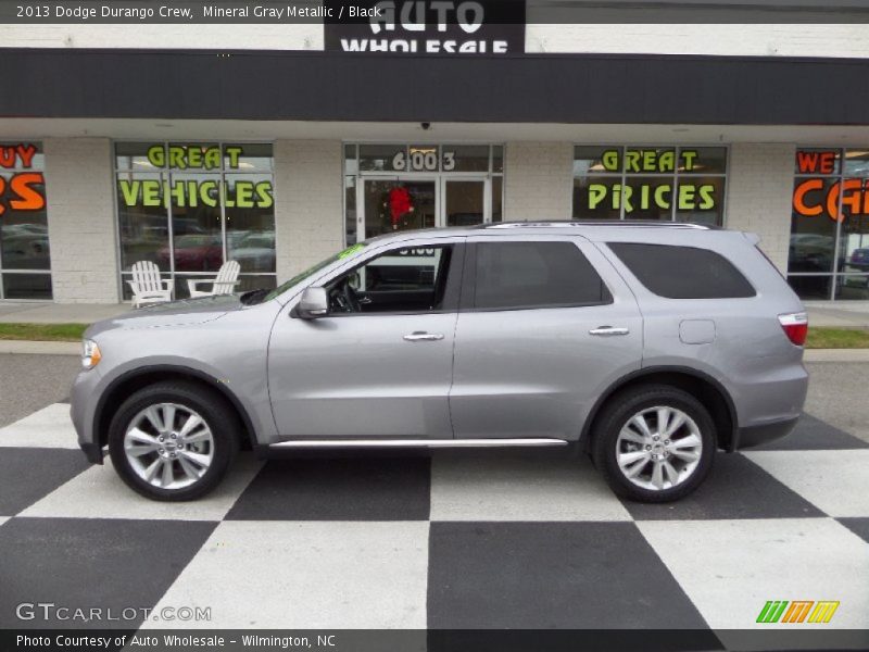 Mineral Gray Metallic / Black 2013 Dodge Durango Crew