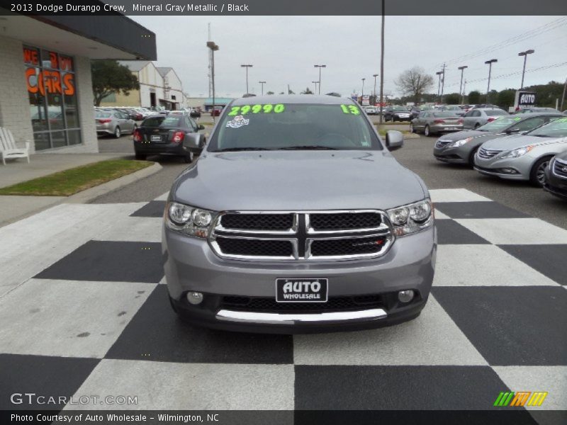 Mineral Gray Metallic / Black 2013 Dodge Durango Crew