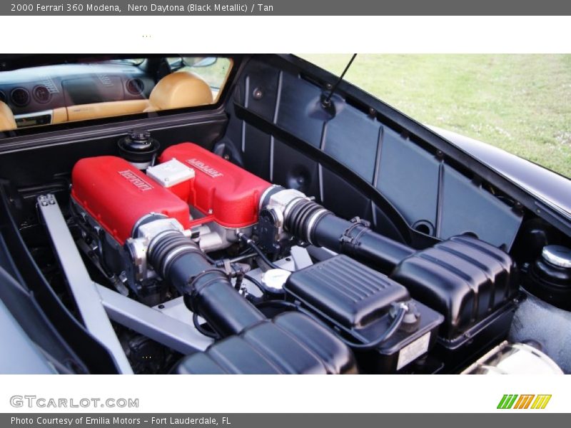 Nero Daytona (Black Metallic) / Tan 2000 Ferrari 360 Modena