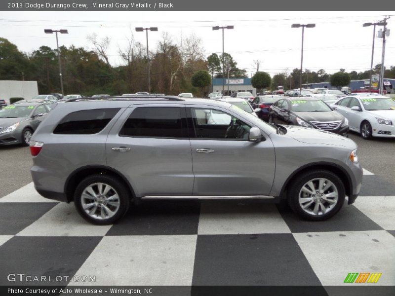 Mineral Gray Metallic / Black 2013 Dodge Durango Crew