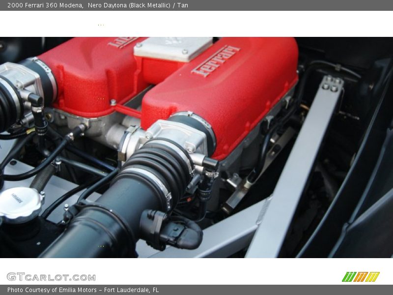 Nero Daytona (Black Metallic) / Tan 2000 Ferrari 360 Modena
