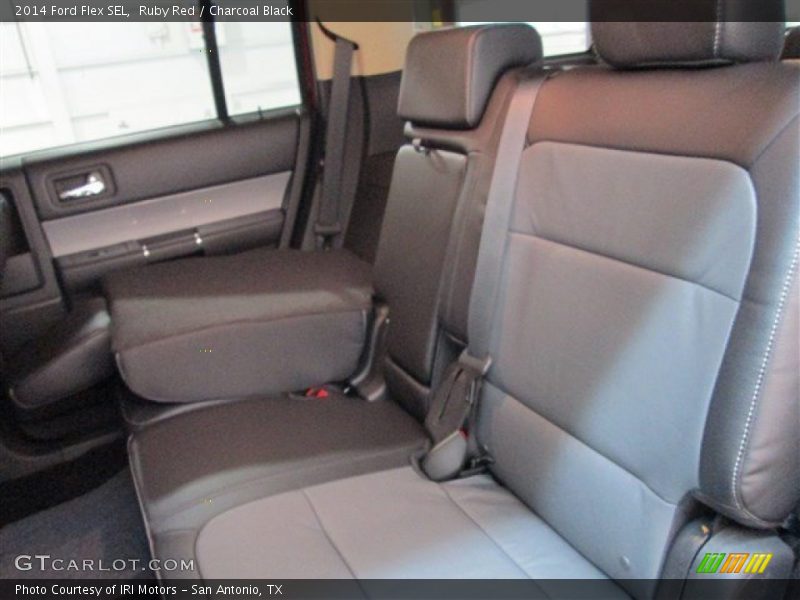 Ruby Red / Charcoal Black 2014 Ford Flex SEL