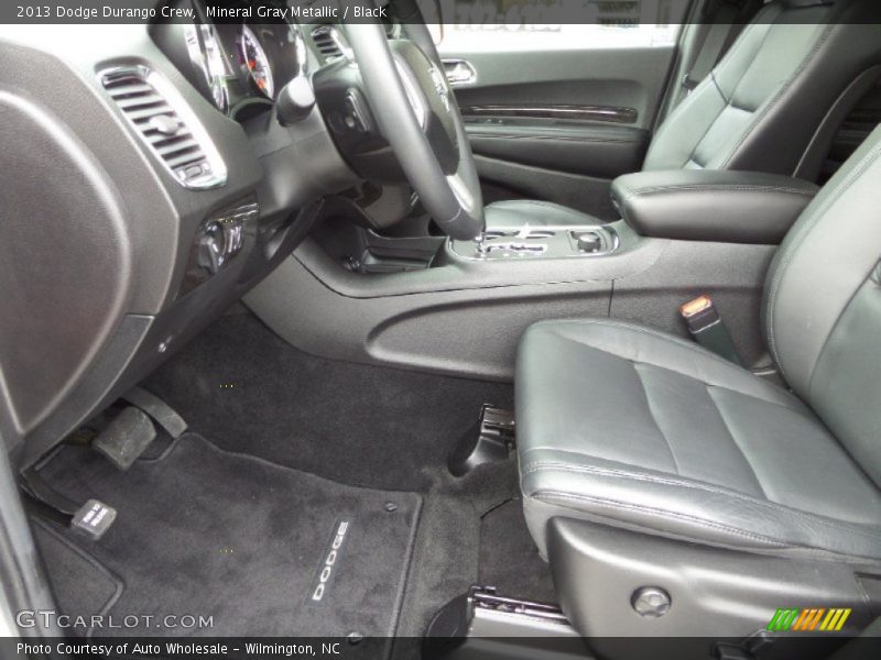 Mineral Gray Metallic / Black 2013 Dodge Durango Crew
