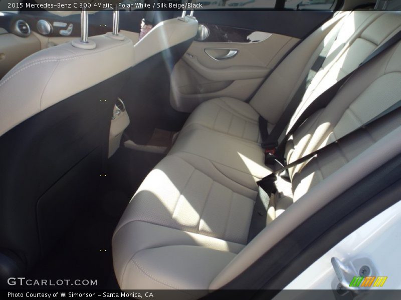 Polar White / Silk Beige/Black 2015 Mercedes-Benz C 300 4Matic