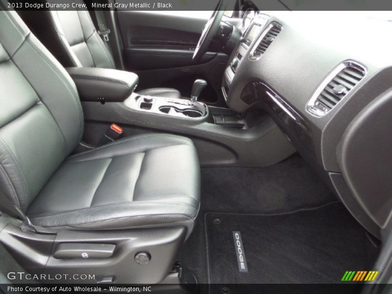 Mineral Gray Metallic / Black 2013 Dodge Durango Crew