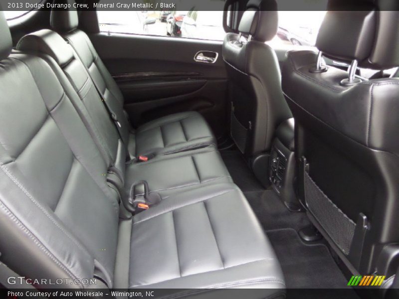 Mineral Gray Metallic / Black 2013 Dodge Durango Crew
