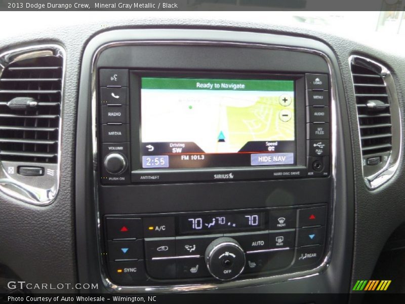 Mineral Gray Metallic / Black 2013 Dodge Durango Crew