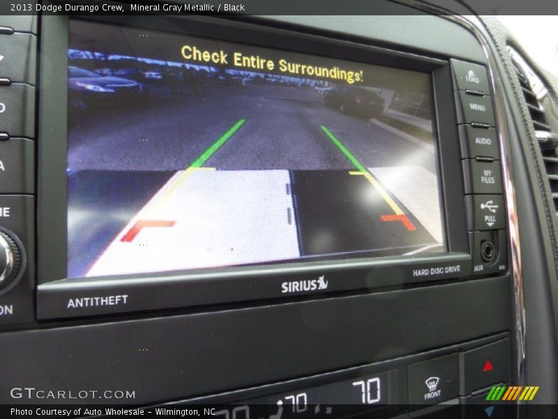 Mineral Gray Metallic / Black 2013 Dodge Durango Crew