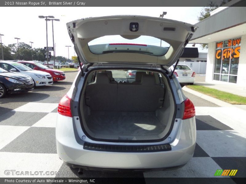 Brilliant Silver / Gray 2013 Nissan Rogue SV