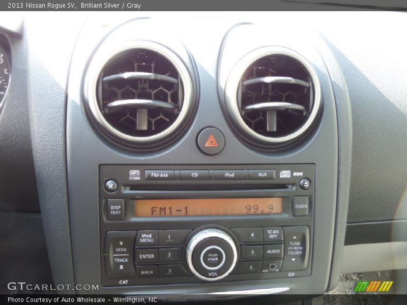 Brilliant Silver / Gray 2013 Nissan Rogue SV