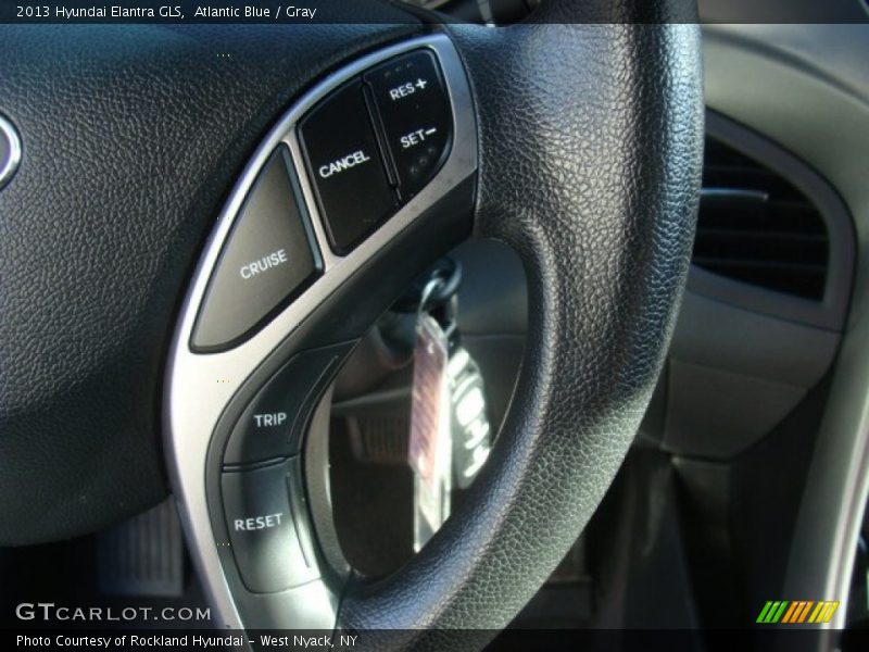 Atlantic Blue / Gray 2013 Hyundai Elantra GLS