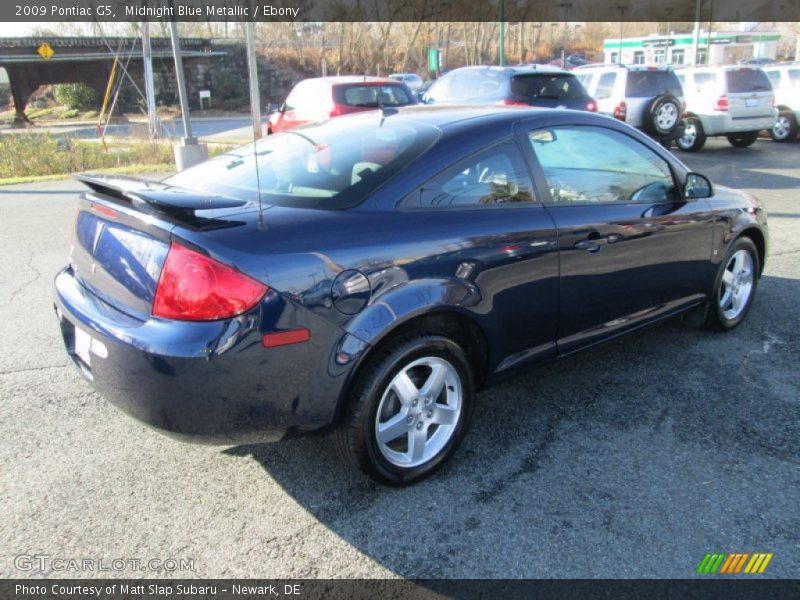 Midnight Blue Metallic / Ebony 2009 Pontiac G5
