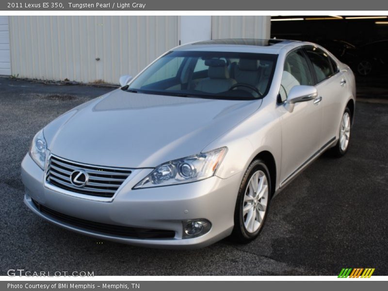 Tungsten Pearl / Light Gray 2011 Lexus ES 350