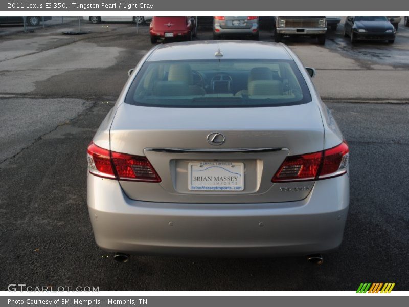 Tungsten Pearl / Light Gray 2011 Lexus ES 350