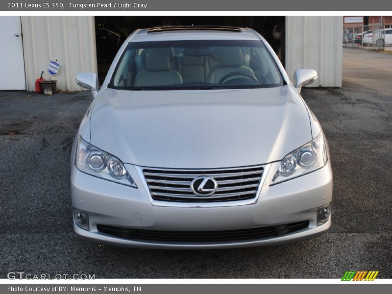 Tungsten Pearl / Light Gray 2011 Lexus ES 350