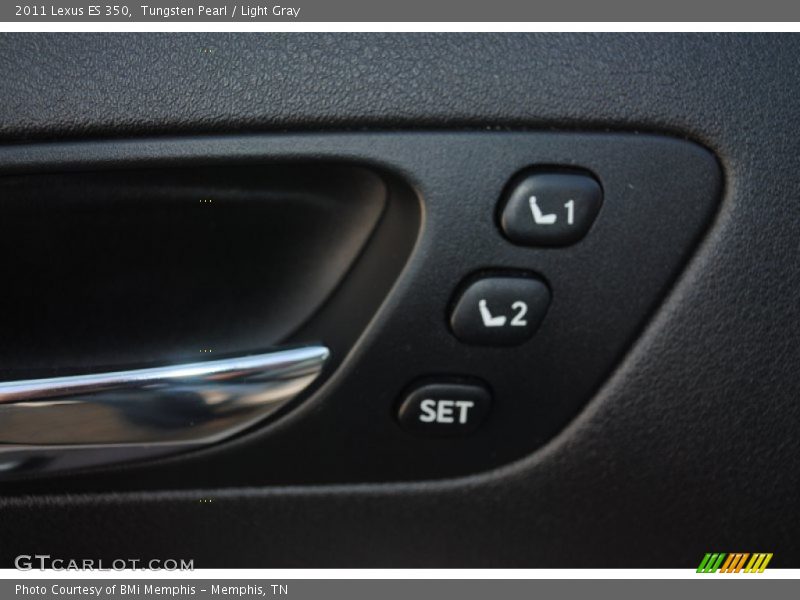 Tungsten Pearl / Light Gray 2011 Lexus ES 350