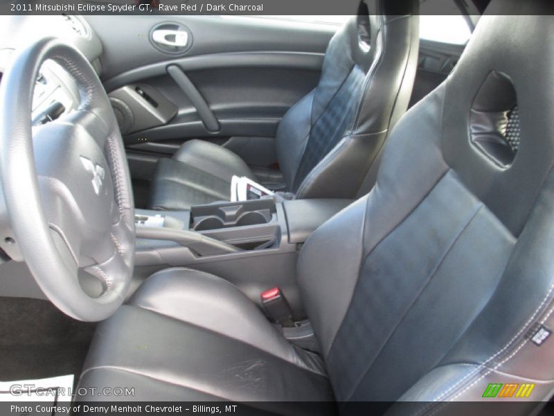 Rave Red / Dark Charcoal 2011 Mitsubishi Eclipse Spyder GT
