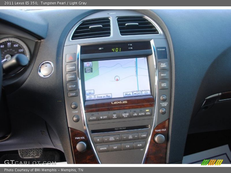 Tungsten Pearl / Light Gray 2011 Lexus ES 350