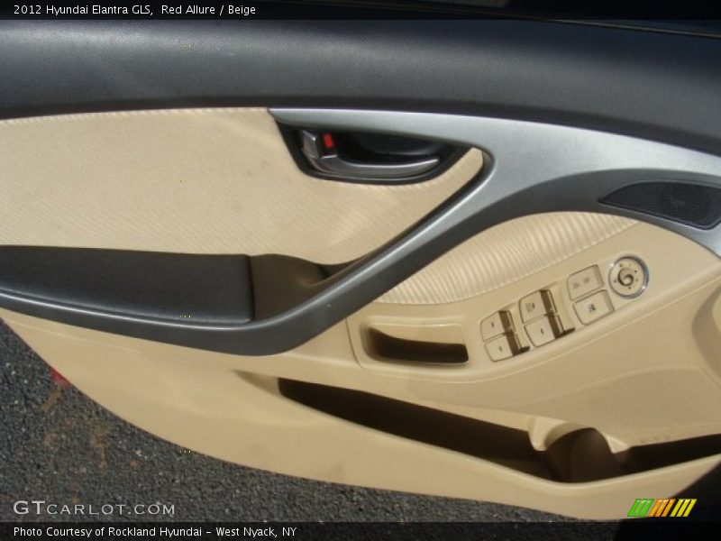 Red Allure / Beige 2012 Hyundai Elantra GLS