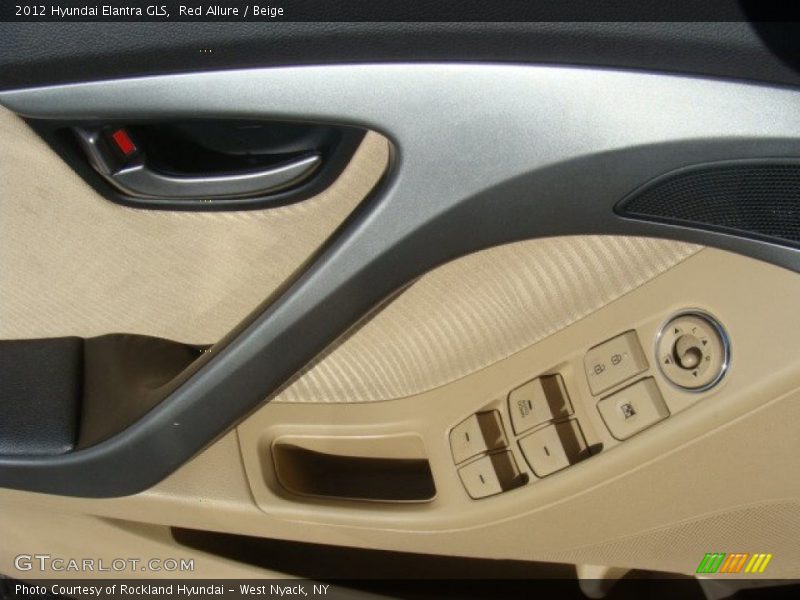 Red Allure / Beige 2012 Hyundai Elantra GLS