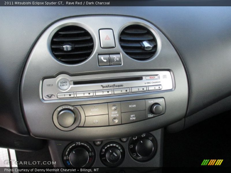 Controls of 2011 Eclipse Spyder GT