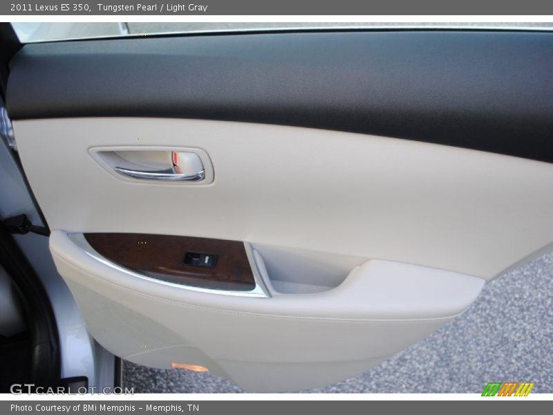 Tungsten Pearl / Light Gray 2011 Lexus ES 350