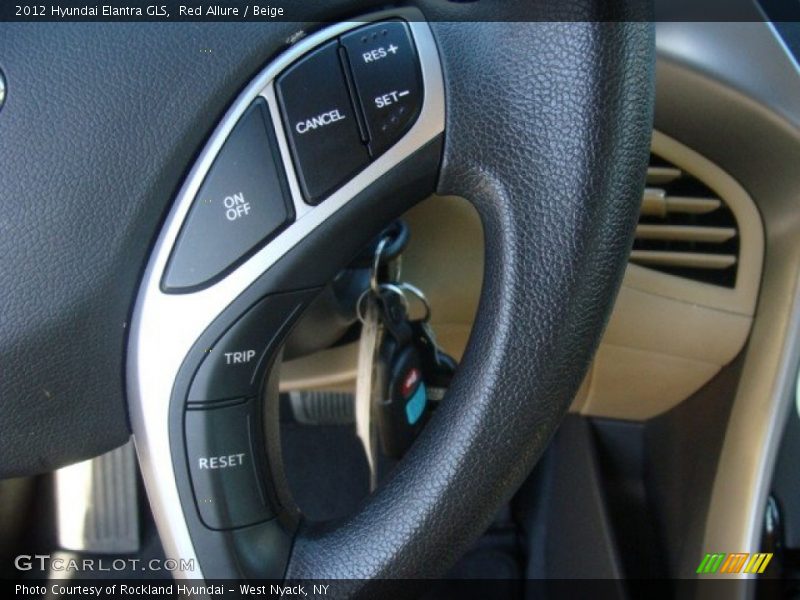 Red Allure / Beige 2012 Hyundai Elantra GLS