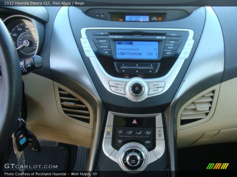 Red Allure / Beige 2012 Hyundai Elantra GLS