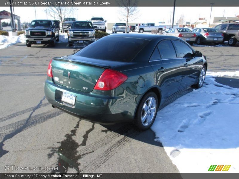 Emerald Green Metallic / Ebony 2007 Pontiac G6 GT Sedan