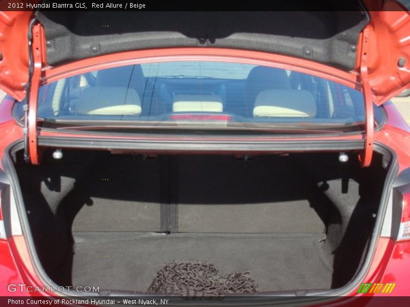 Red Allure / Beige 2012 Hyundai Elantra GLS
