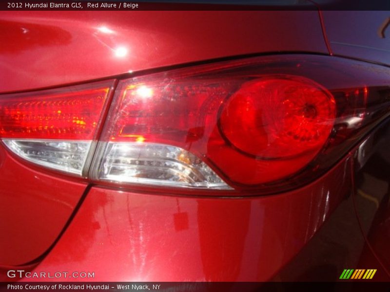 Red Allure / Beige 2012 Hyundai Elantra GLS